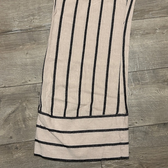 NWT Tahari Black and White Striped Wide Leg Pants - Picture 11 of 14